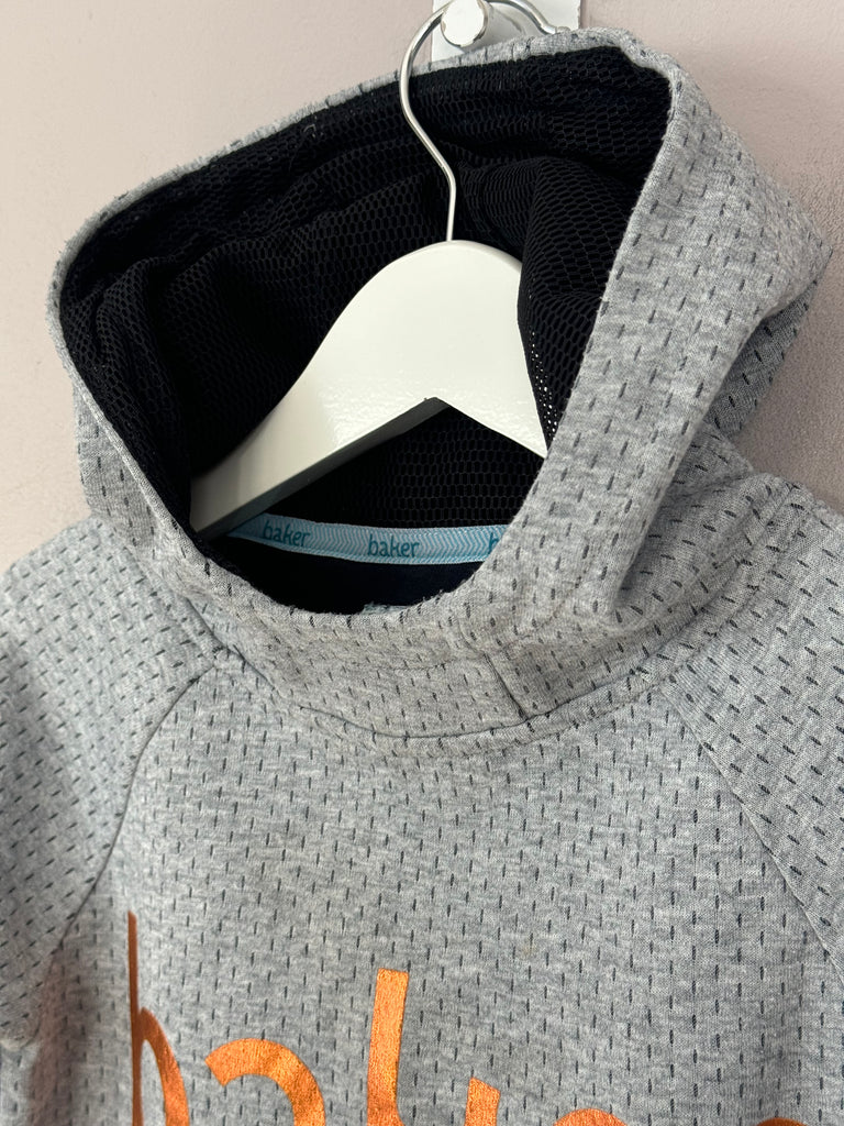 Pre Loved Boys Baker Grey Hoodie 4-5y