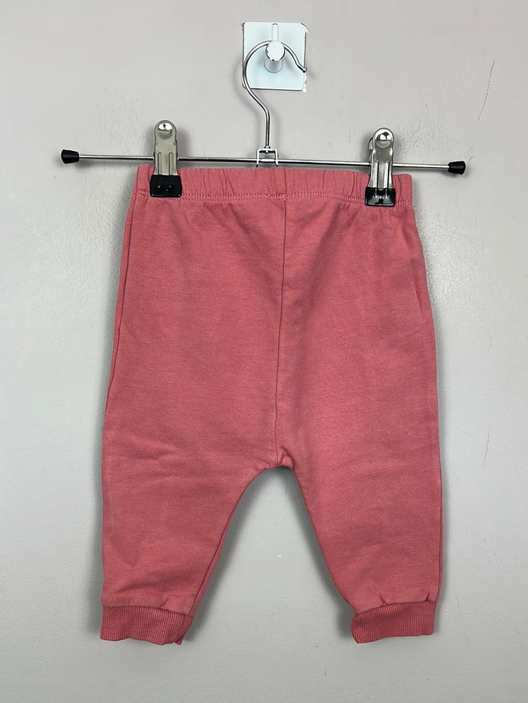 Pre Loved M&S Pink Joggers 6-9m