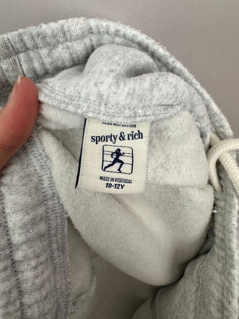 Sporty & Rich Grey Joggers 10-12y