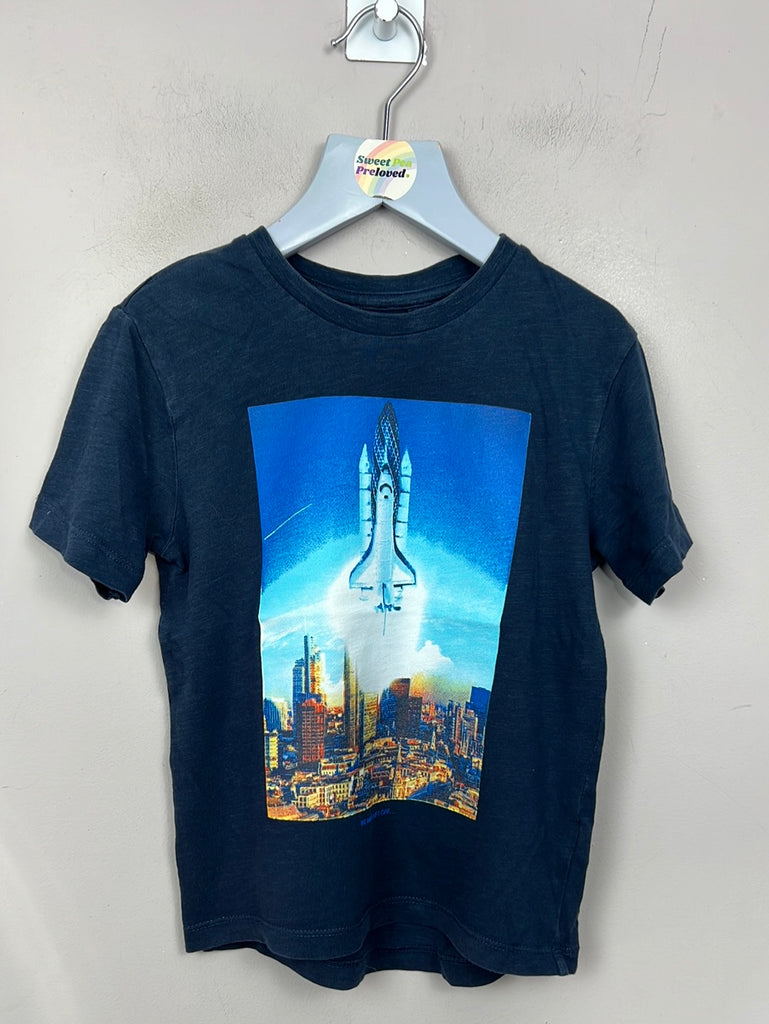Preloved Kids Next space rocket t-shirt 2-3y