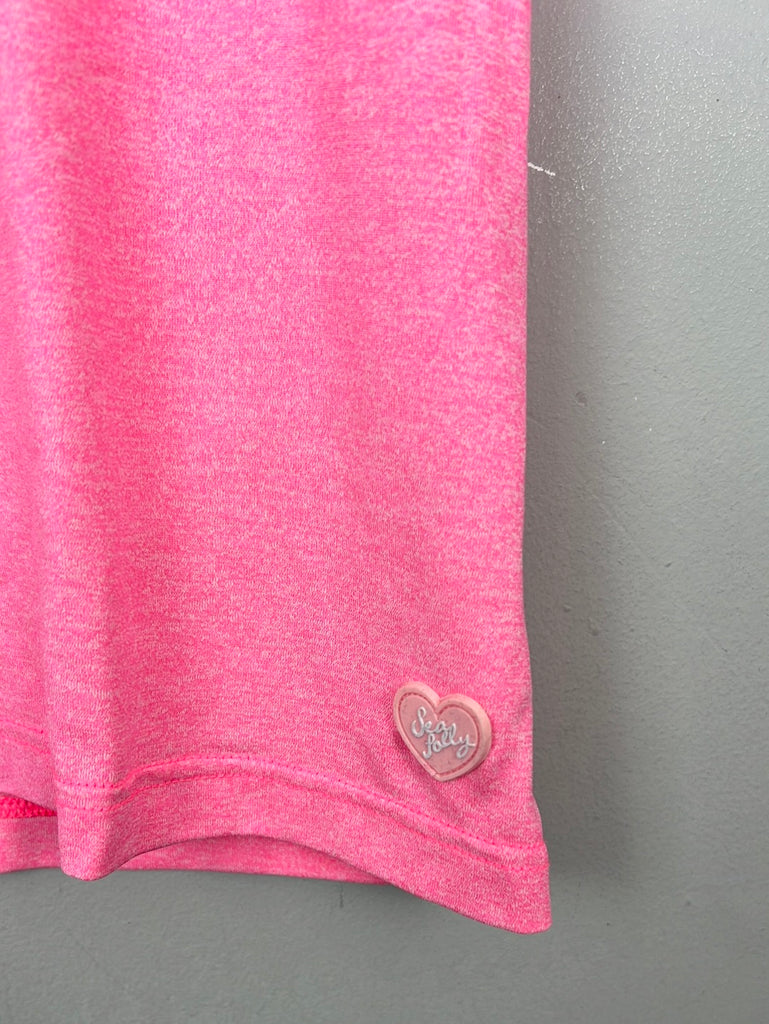 Preloved Seafolly pink rash vest 2y