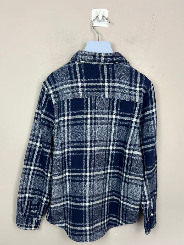 Next blue check overshirt 9y New