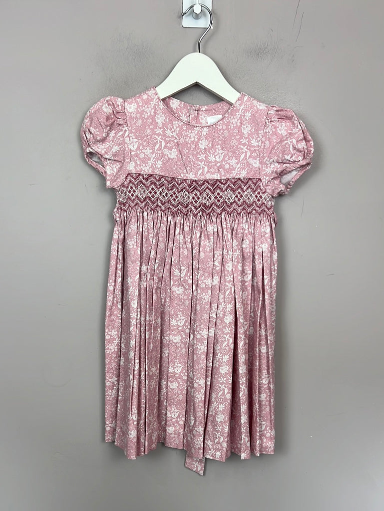 Edgehill Collection pink smocked dress -Sweet pea preloved