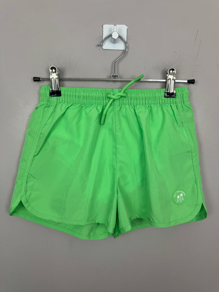 Zara Green Swim Shorts 8-9y new secondhand kids - sweet pea preloved 