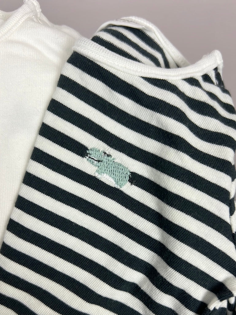 Pre loved baby 1m Next hippo/stars long sleeve t-shirts