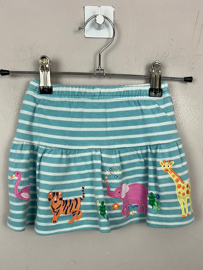 Jojo Maman Bebe aqua appliqué skort - Sweet Pea Preloved