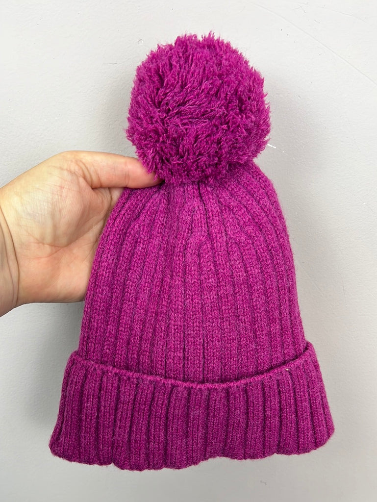 Pre Loved Zara Cerise Bobble Hat One Size