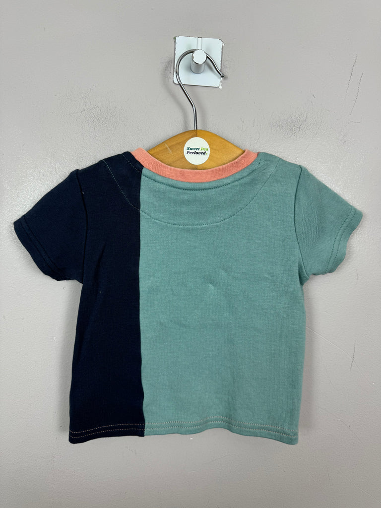 Preloved baby Baker Colour Block T-shirt 3-6m