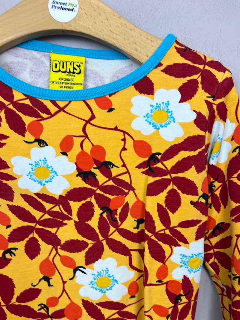 24m Duns Long Sleeve T-shirt - yellow leaves - Sweet Pea Preloved