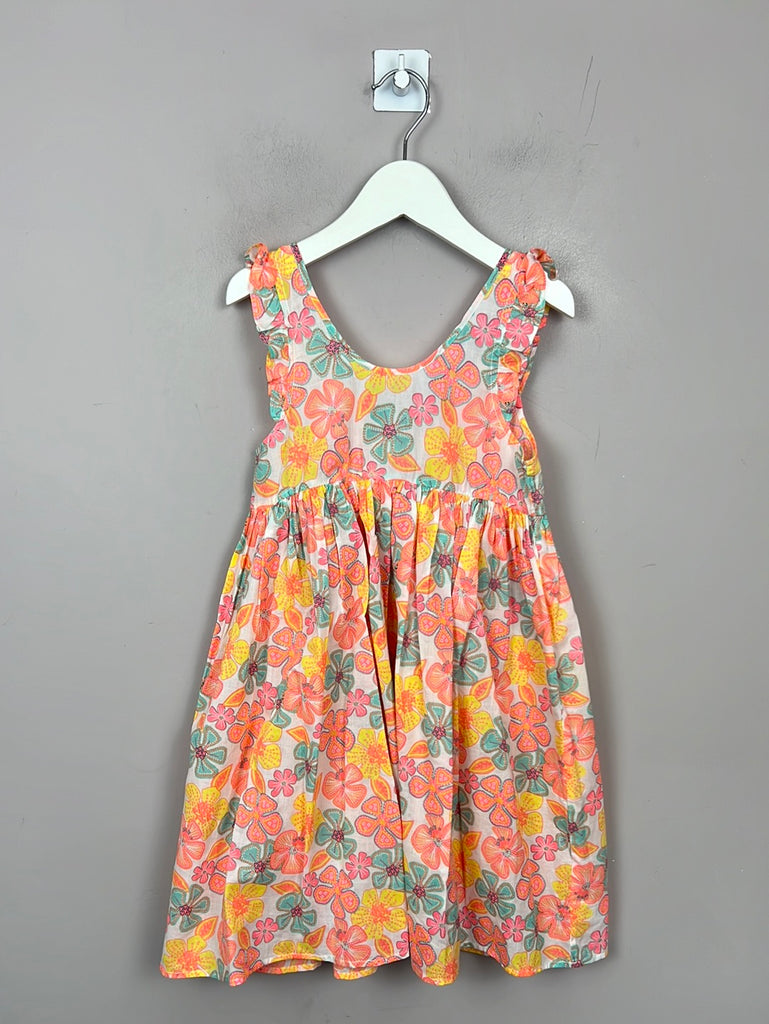 Sun UVA Neon funky floral dress - Sweet Pea Preloved