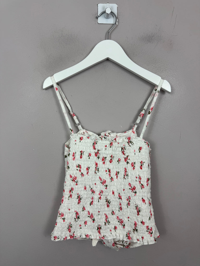 FBZ Floral Shirred Top 10-11y second hand children 