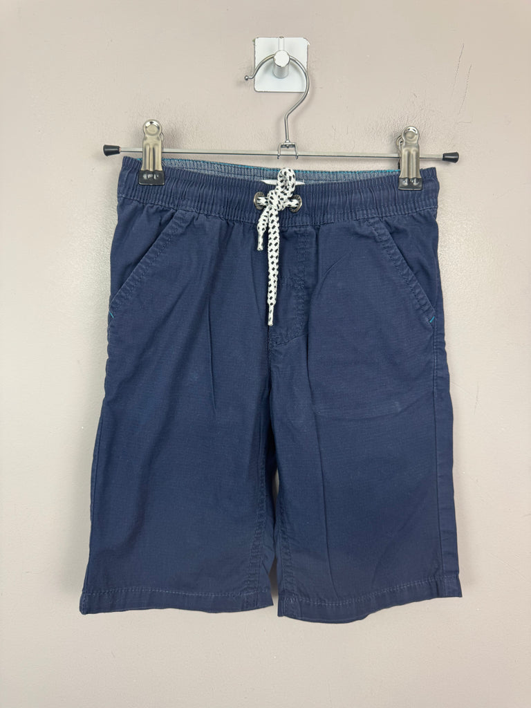 Bluezoo navy cotton shorts 6y pre loved children - sweet pea preloved 