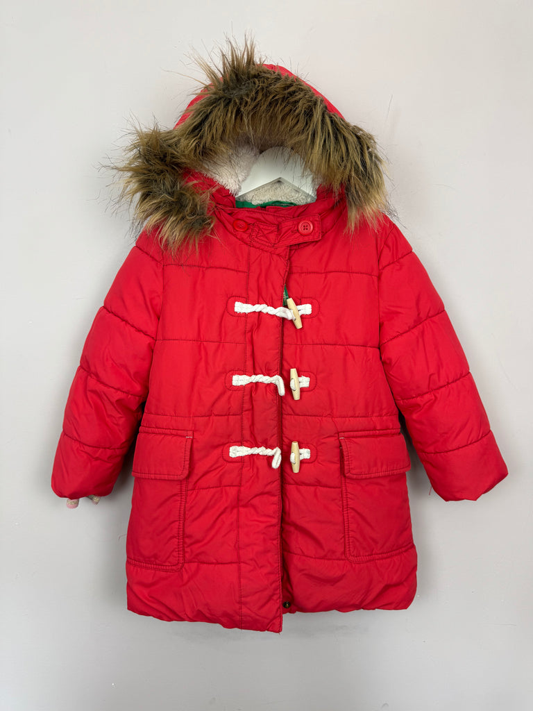 Preloved Kids Boden Red Padded Coat 3-4y -Sweet Pea Preloved Clothes