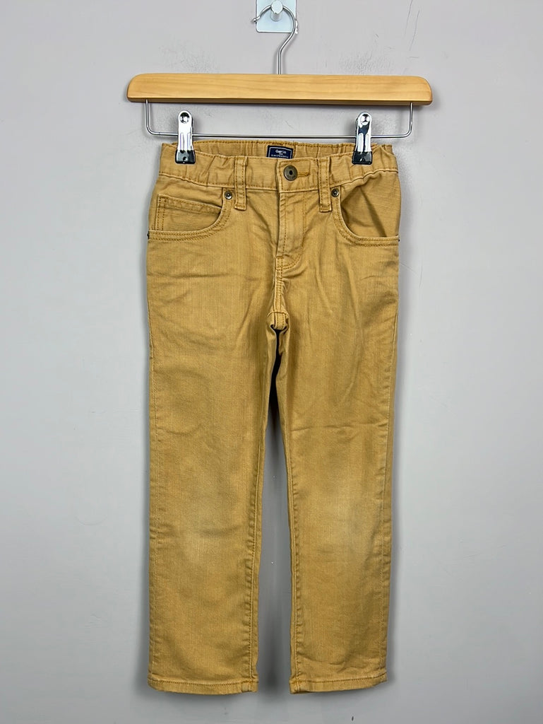 Pre Loved Kids Gap slim straight fit tan jeans 6y