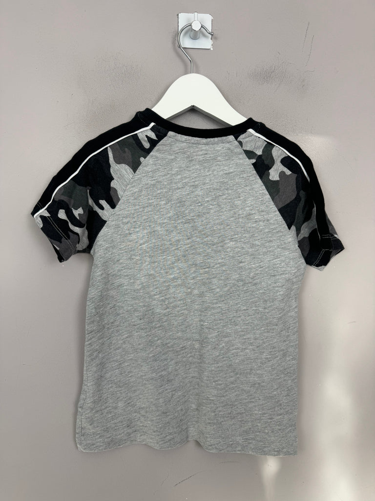 Pre Loved Kids Next Grey Raglan T-shirt 4-5y