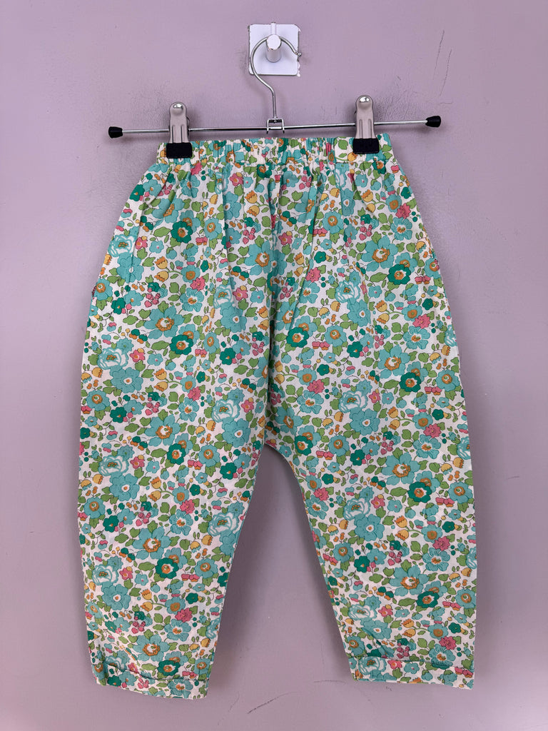 Second Hand Kids Poppy Rose Liberty Pull on Trousers 2y