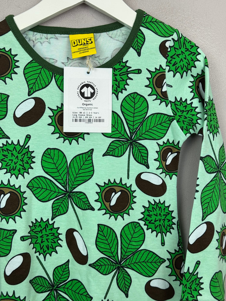 DUNS A line conkers dress 2-3y BNWT