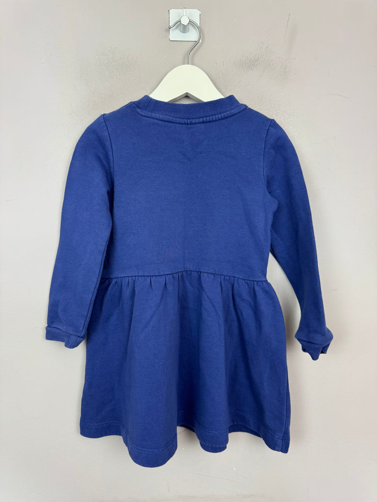 Preloved Childrens Boden Navy Sweatshirt Dress 2-3y -Sweet Pea Preloved Clothes 