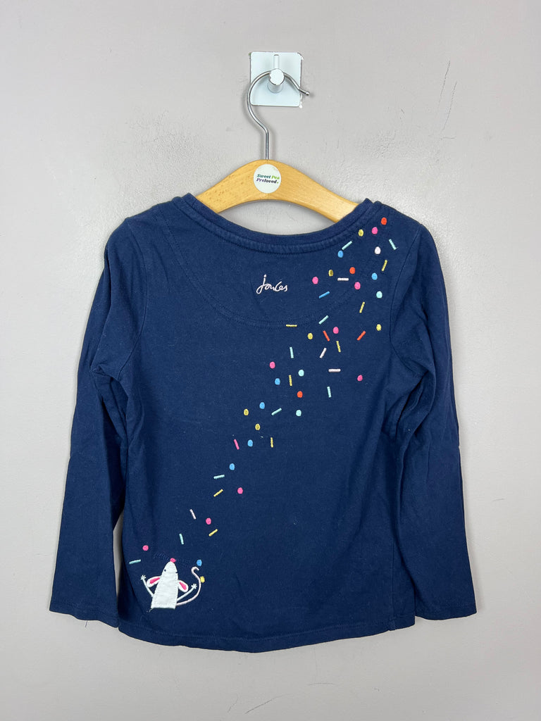 Second Hand Girls Joules Unicorn sprinkles t-shirt 6y