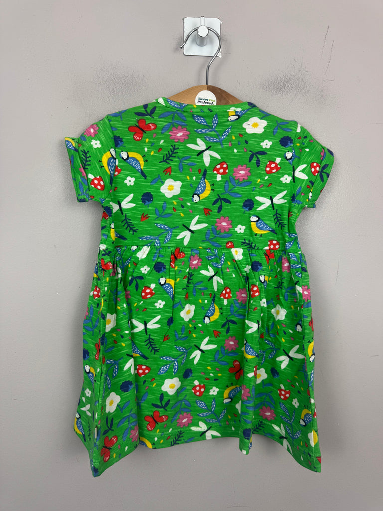 Frugi Green Body Dress - New ages up to 18m pre loved kids - sweet pea preloved 