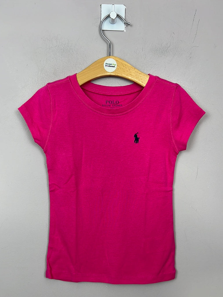 Ralph Lauren Hot Pink T-shirt 5y - Sweet Pea Preloved