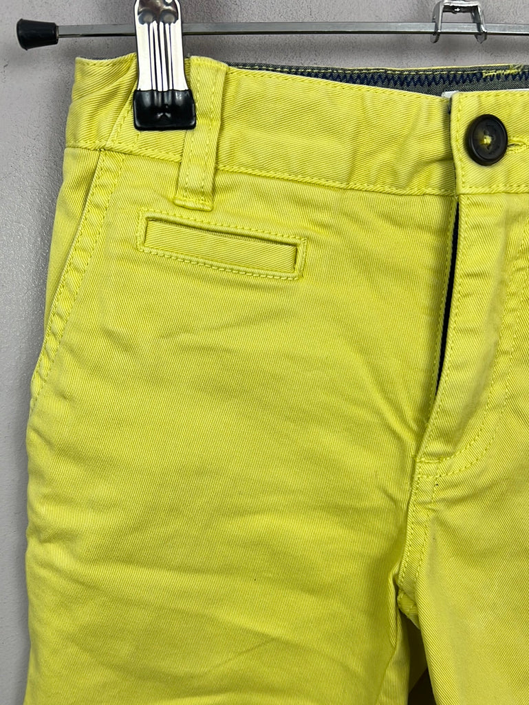 Preloved mini Boden yellow chino shorts 6y