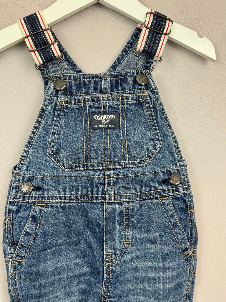 Preloved Baby Oshkosh Contrast Strap Dungarees 6-9m