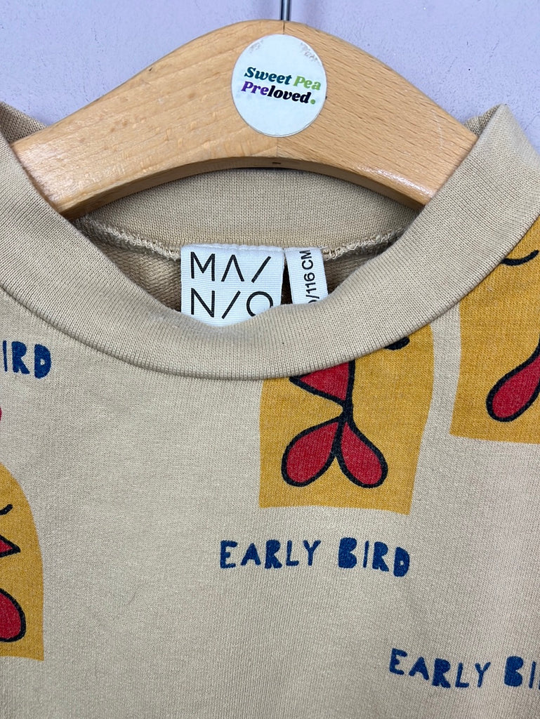Pre Loved Kids Mai Nio Early Bird Organic Sweatshirt 5-6y