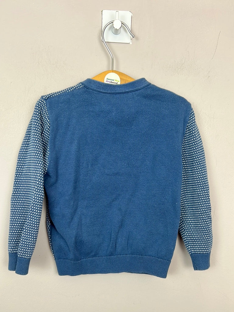 Pre loved baby Autograph blue cardigan 9-12m