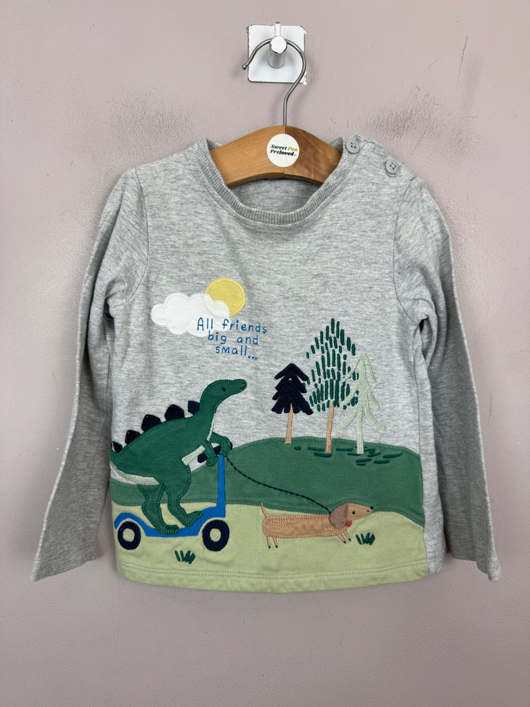 Preloved baby John Lewis Park Friends T-shirt 12-18m -Sweet Pea Preloved Clothes 