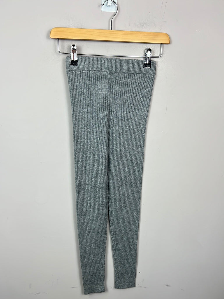 Mayoral grey knit leggings 10y NEW