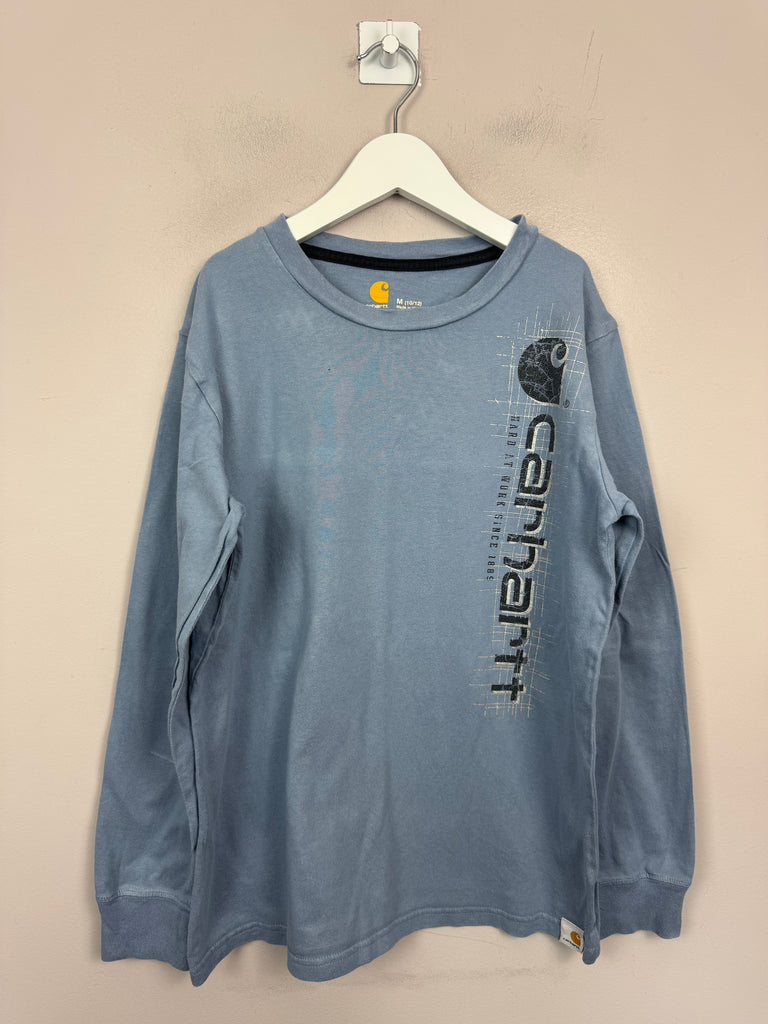 Carhartt Blue L/S T-shirt 10-12y - Sweet Pea Preloved