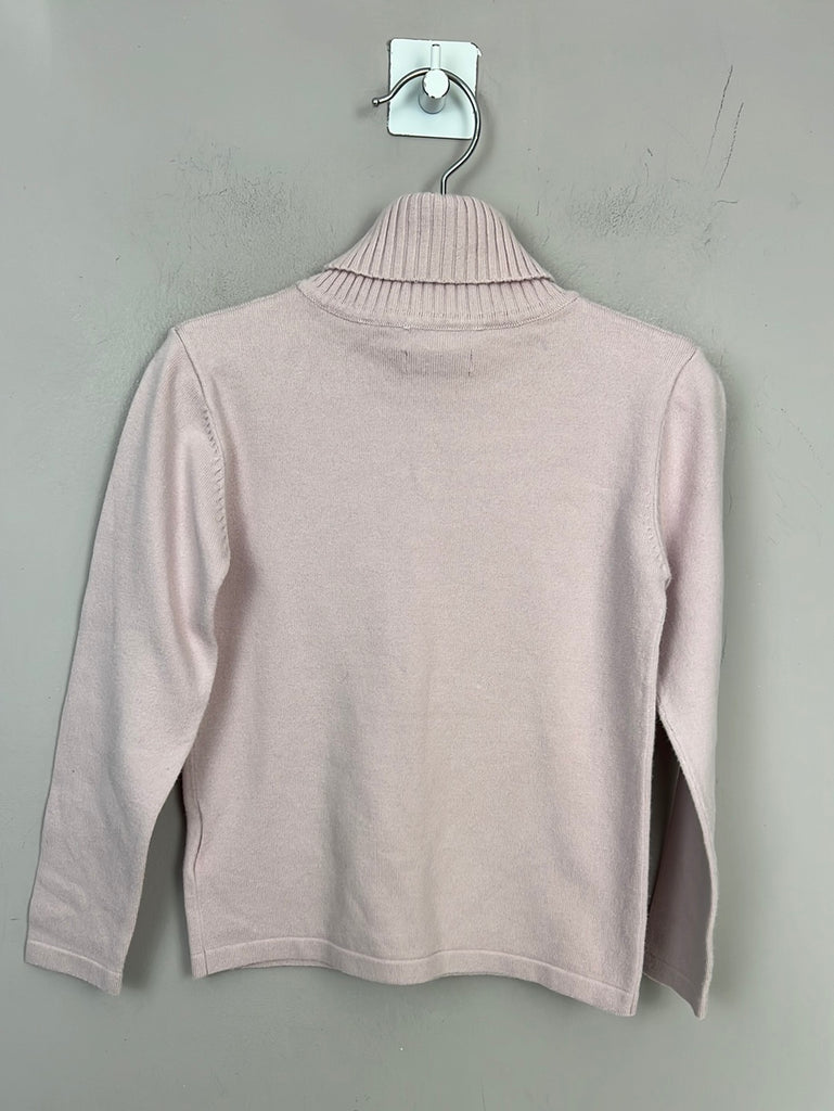 Mayoral pale pink turtle neck jumper 6y - Sweet Pea Preloved