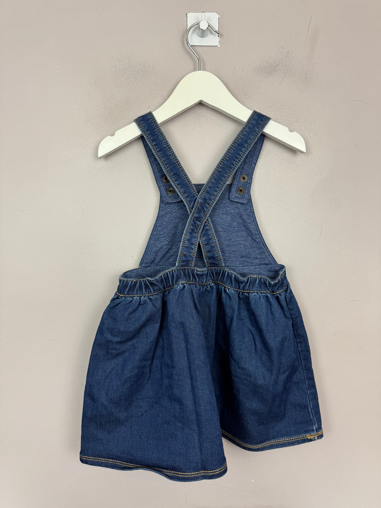 Next Denim Pinafore Dress 18-24m -Sweet Pea Preloved Clothes 