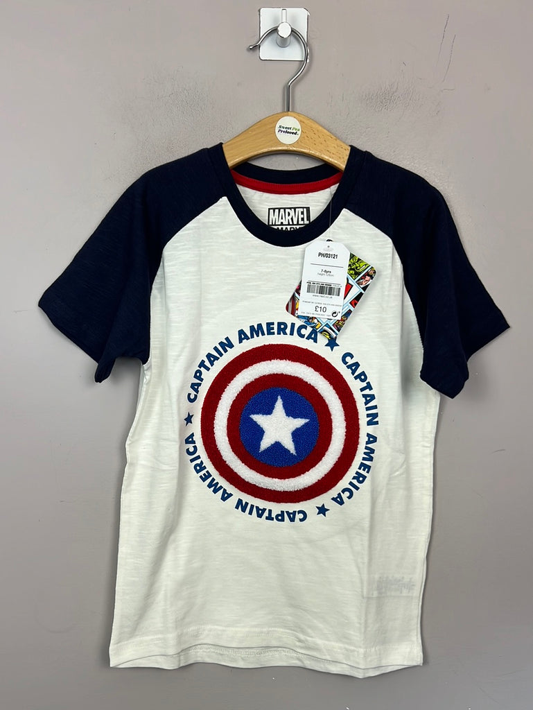 Next Captain America T-shirt 7-8y BNWT- Sweet Pea Preloved