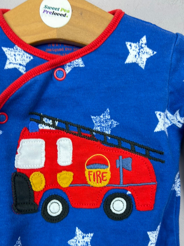 Second Hand Baby Next fire engine sleepsuit First Size
