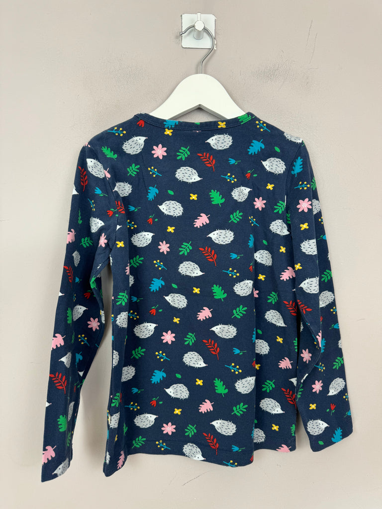 Frugi Hedgehog Long Sleeve T-shirt 7-8y - sweet pea preloved clothes 