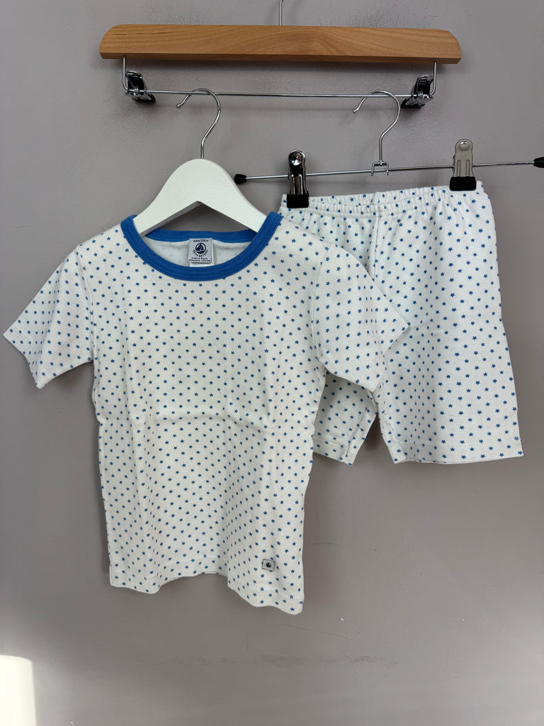 Petit Bateau blue star short pjs 6y -Sweet Pea Preloved