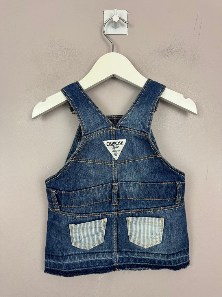 Pre Loved Baby Oshkosh Dungaree Dress 6m