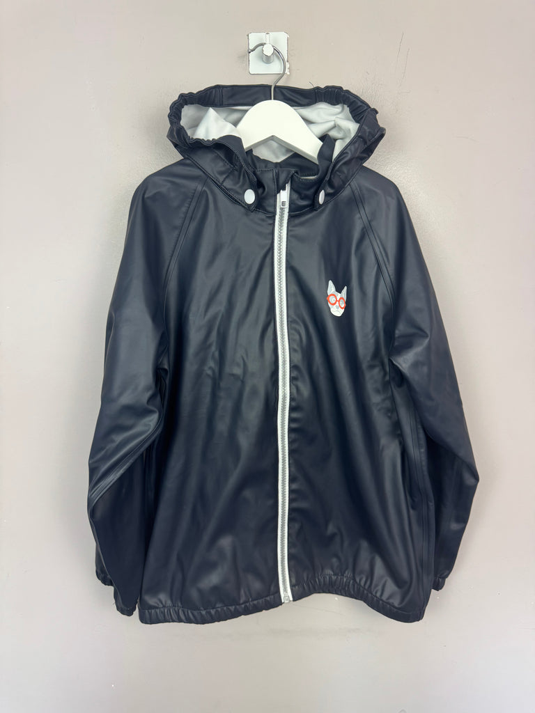 H&M navy fisherman’s jacket 6-8y Pre loved children - sweet pea preloved 