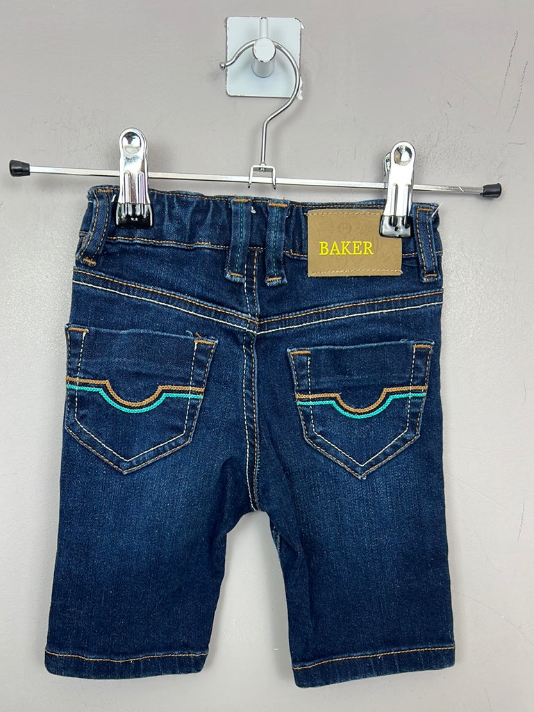 Baker Dark rinse jeans 0-3m