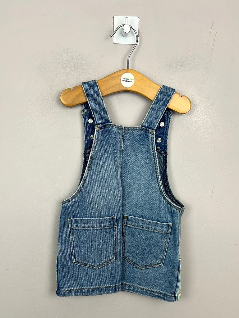 Second Hand baby Next denim dress with taped sides 6-9m