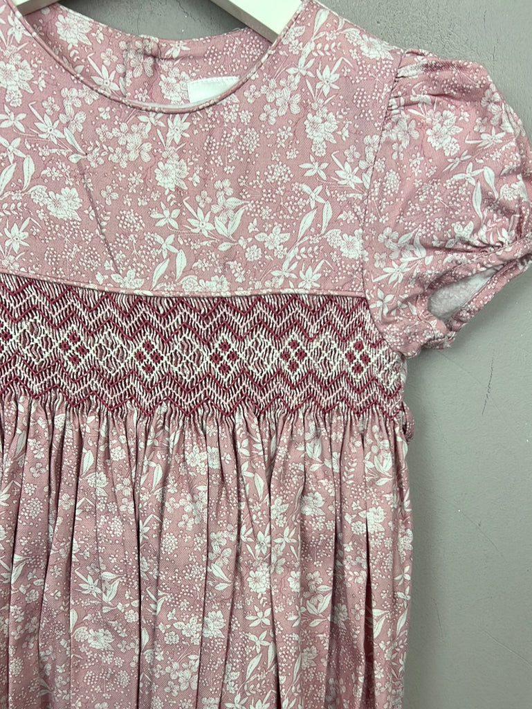 Secondhand kids Edgehill Collection pink smocked dress 