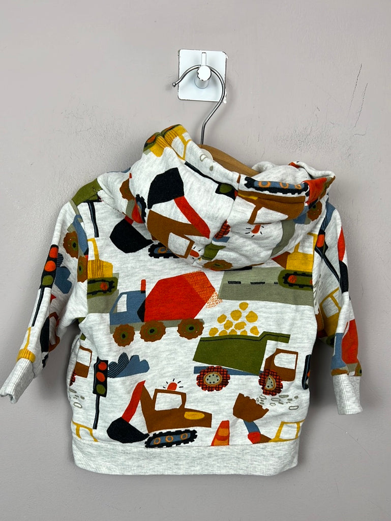 secondhand baby Next construction hoodie 3-6m