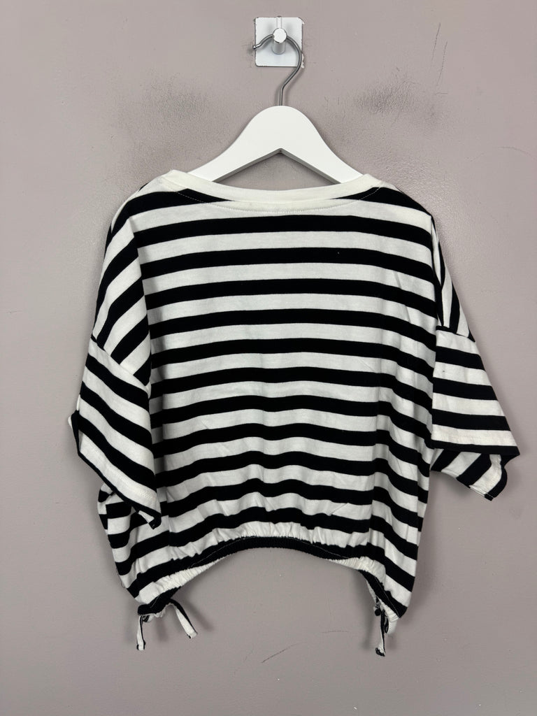 Zara B&W Striped Top 13-14y - sweet pea preloved 