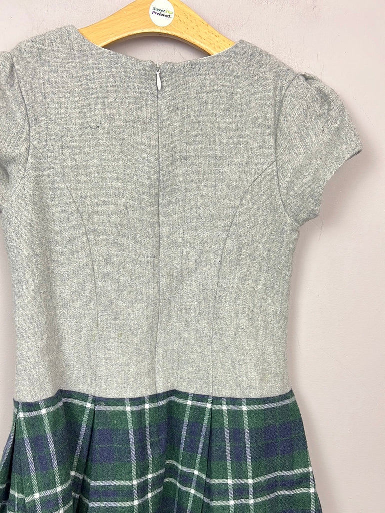 pre loved Balloon Chic wool tartan dress 