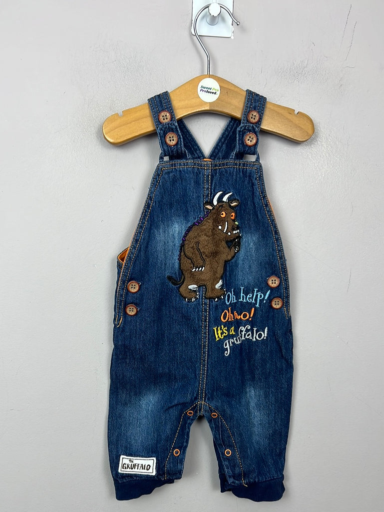 Pre Loved Baby Bluezoo Gruffalo Dungarees 0-3m