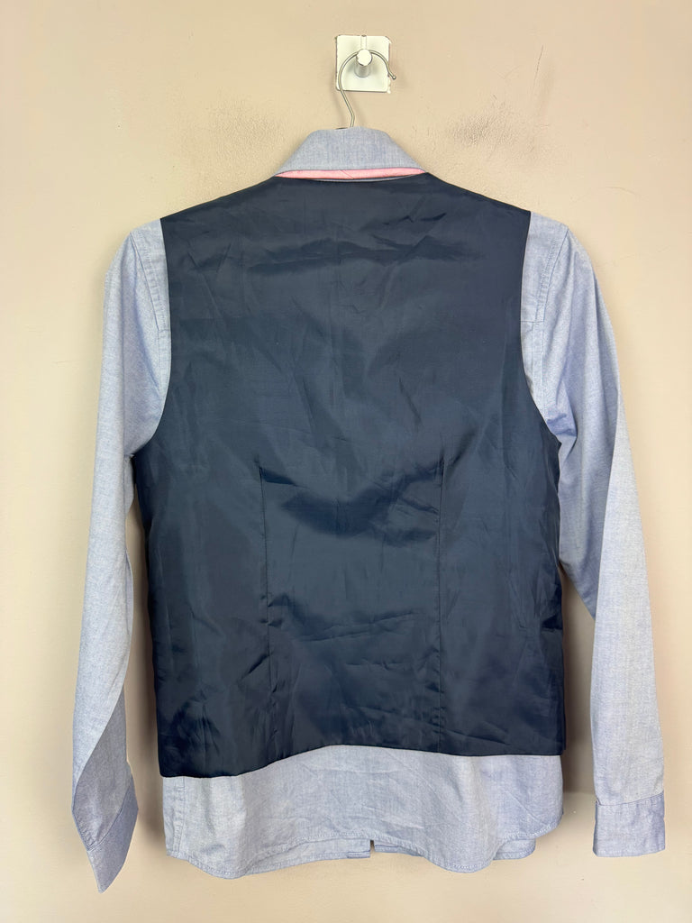 Next 3pc Shirt Waistcoat Set 12y