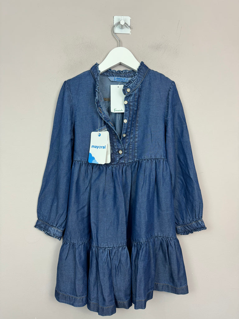 Mayoral denim dress 6y - Sweet Pea Preloved 