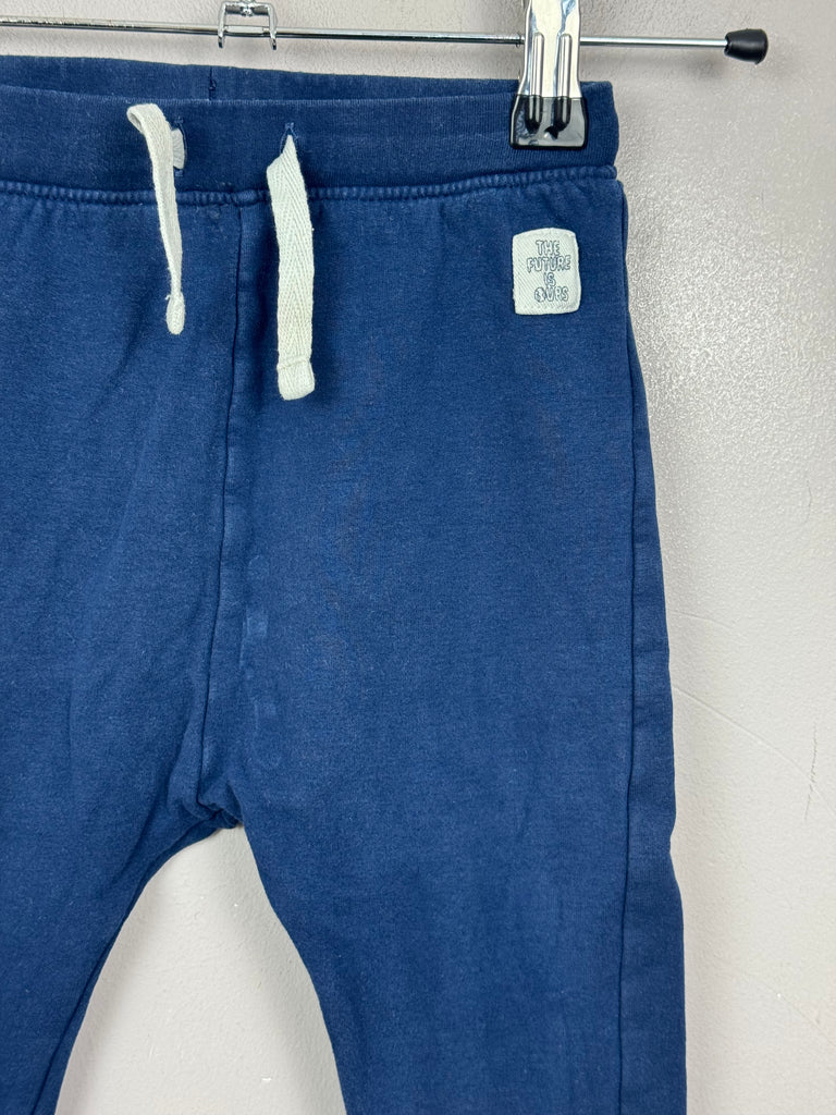 Pre Loved Baby M&S Navy Joggers 12-18m